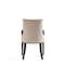 Manhattan Comfort Shubert 6-Piece Faux Leather and Velvet Dining Chair Set in Tan 6-DC055AR-TN - alternate 7